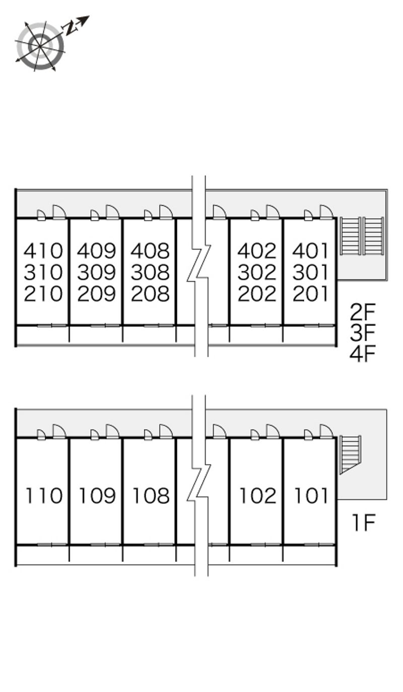 レオパレスＭＡＲＵＴＡＫＡ 間取配置図