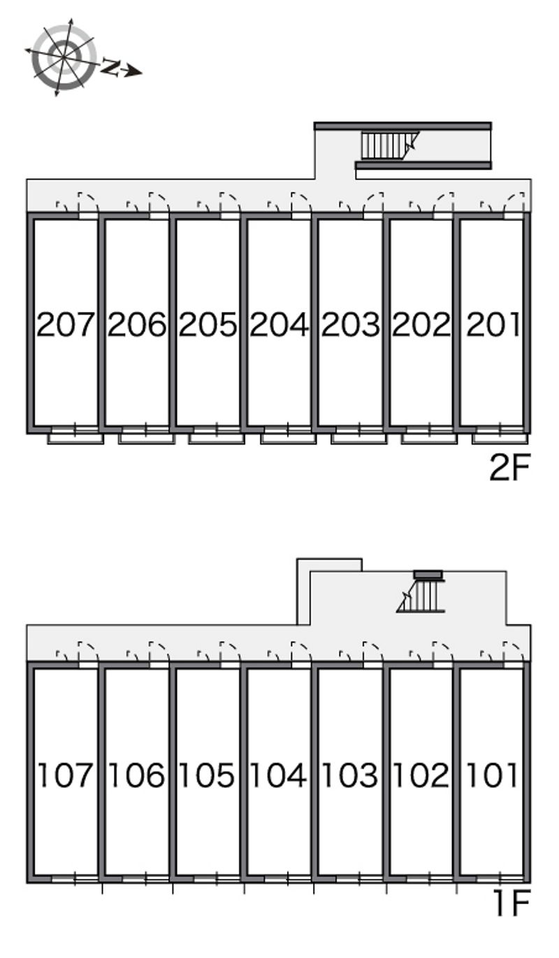 レオパレスＩＫＥＢＥ 間取り配置図