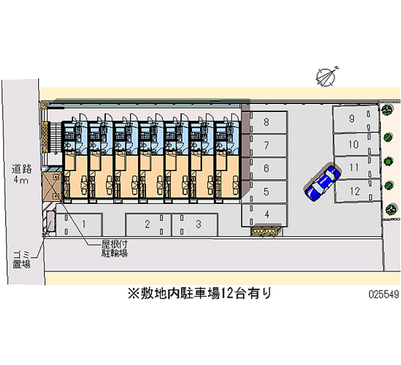 25549 Monthly parking lot