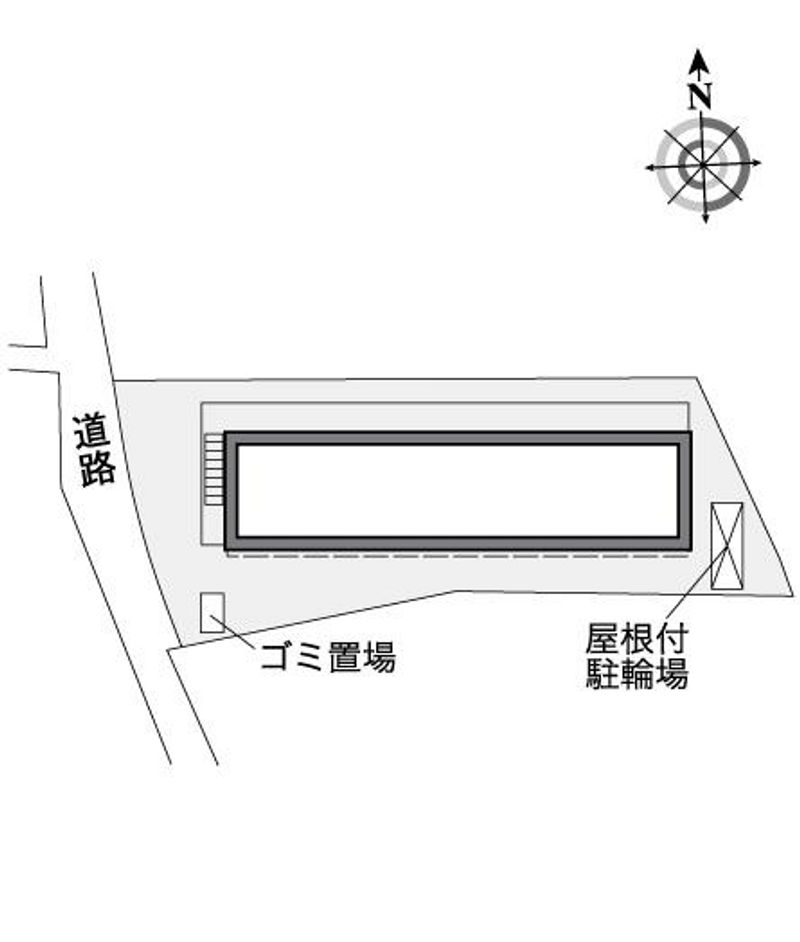 レオパレスエフハリスト 配置図
