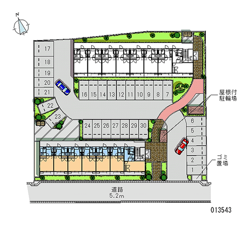 レオパレスＫＣ１ 月極駐車場