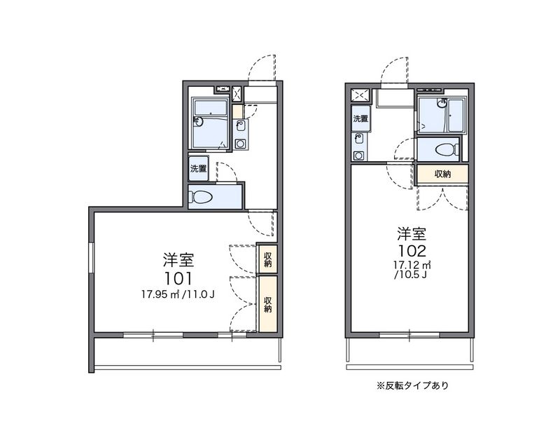 レオパレスクレール公園前 間取図