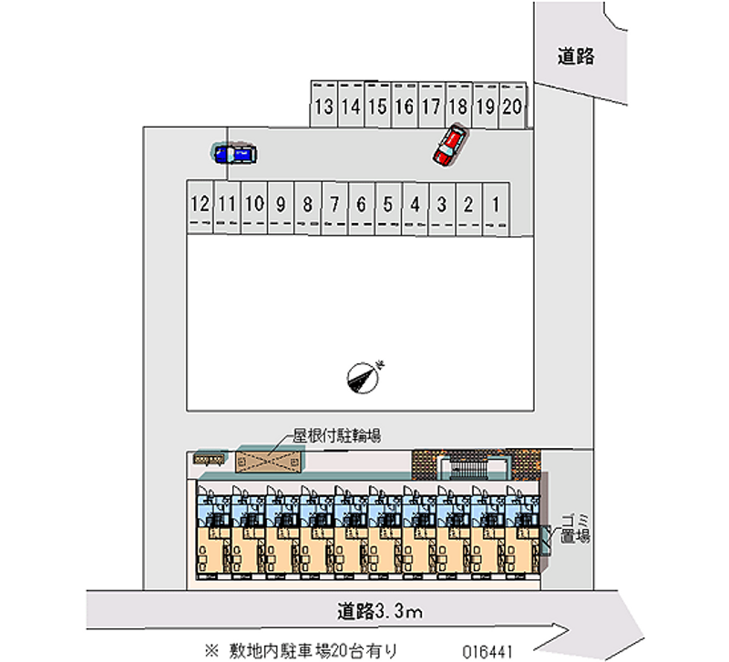 レオパレス三ノ輪東 月極駐車場