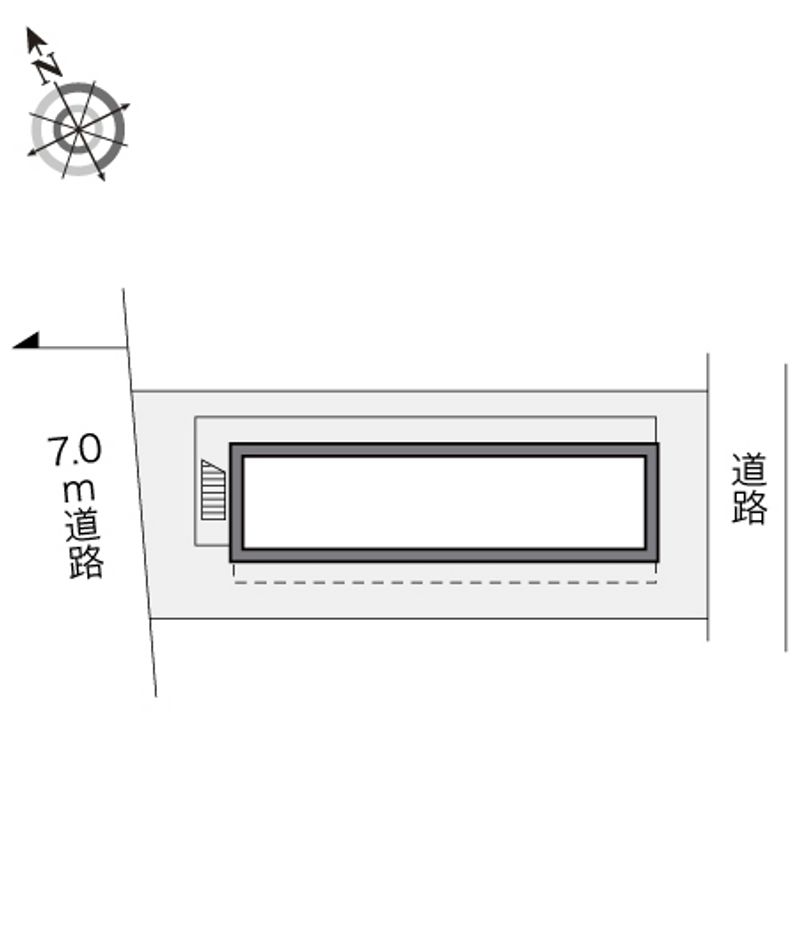 レオパレスクレスト笹塚 配置図