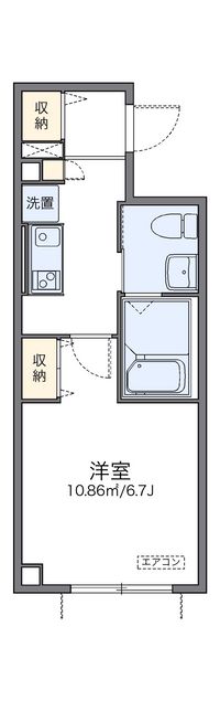 レオパレス香行苑１号 間取り図