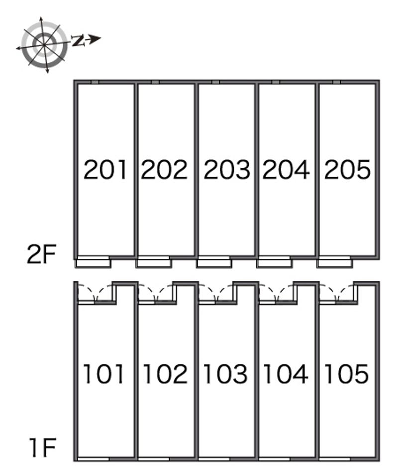 レオネクスト三井泉 間取配置図