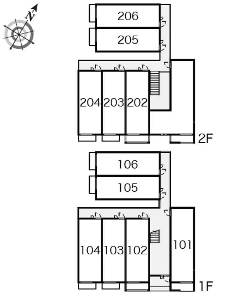 ミランダ光彩ＮＯＲＴＨ 間取配置図