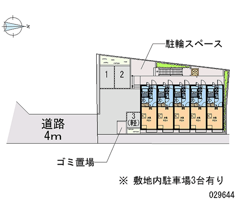 レオパレスサントオークヴィラ 月極駐車場