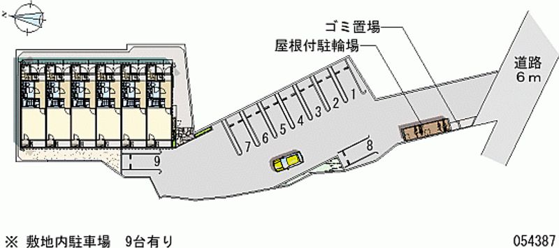 54387月租停車場