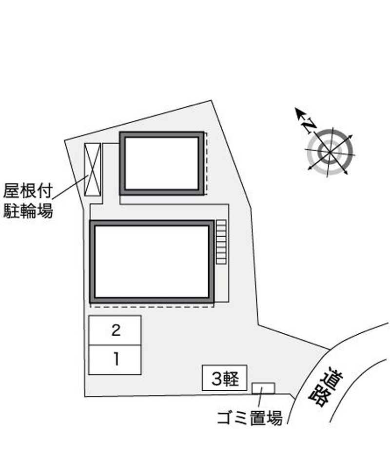 レオパレス北斗 駐車場