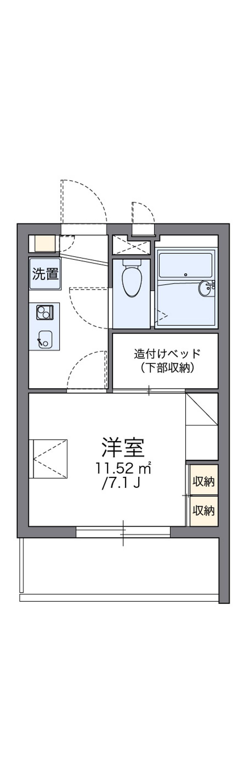 レオパレスＰＯＬＥＳＴＡＲⅢ 間取り