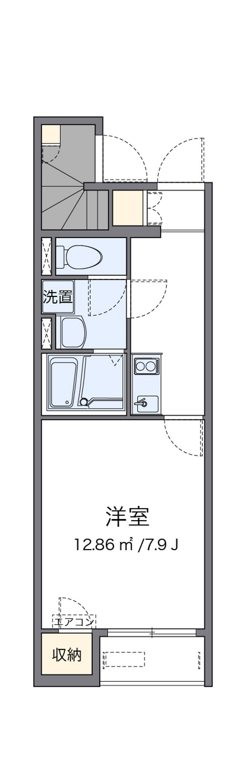 クレイノ綾瀬 間取図