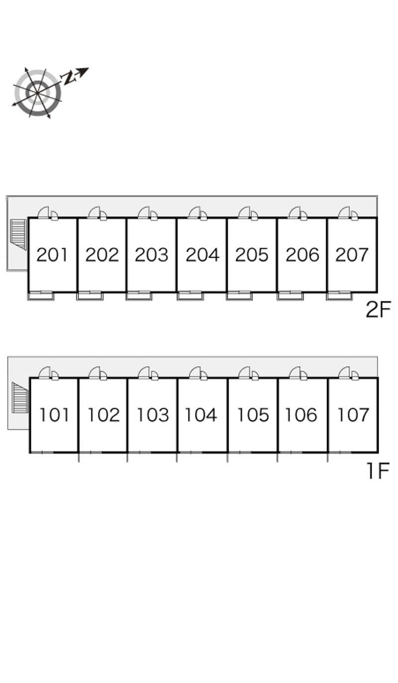 レオパレス創 間取り配置図