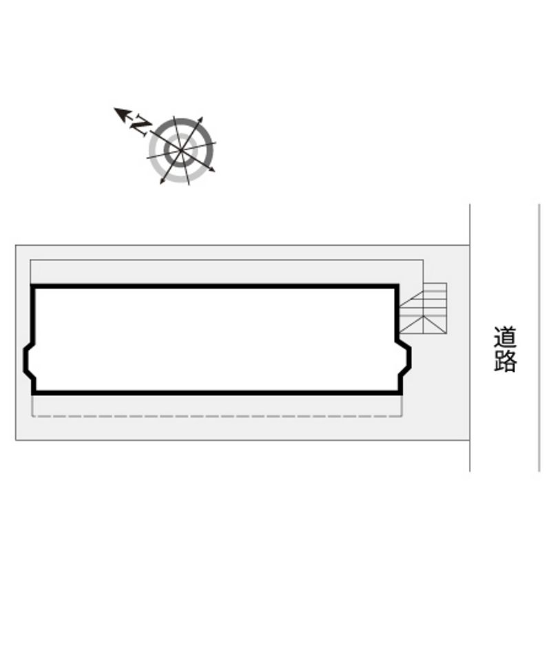 レオパレス浅生 配置図