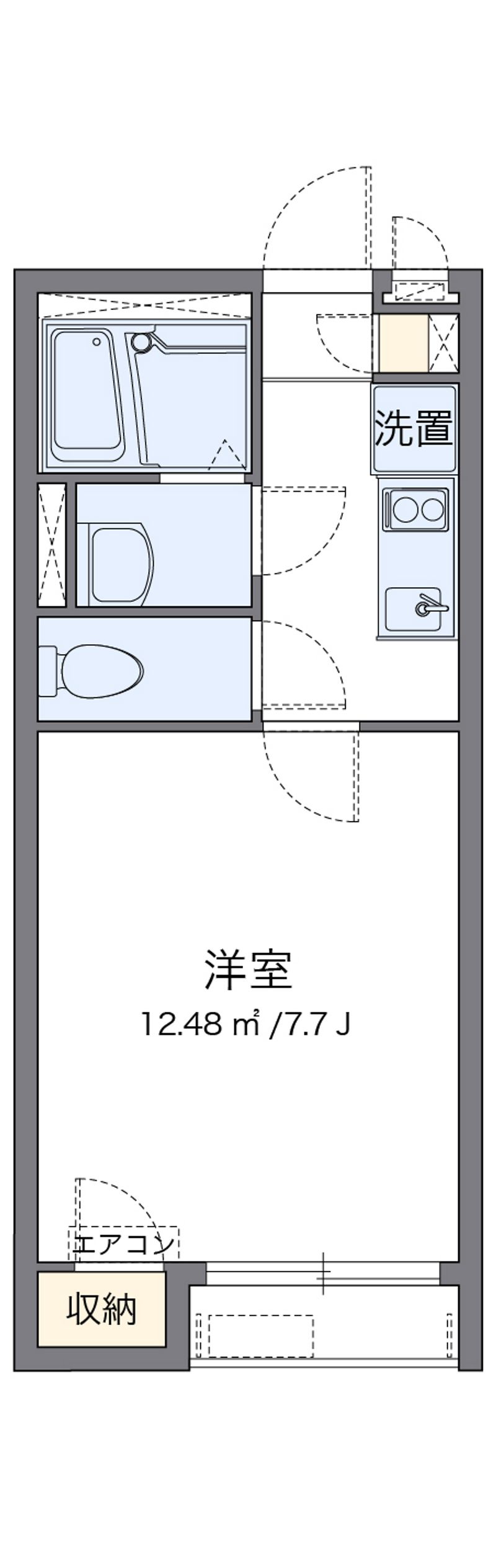 クレイノＳＨＩＮＯＮＯＭＥ 間取図