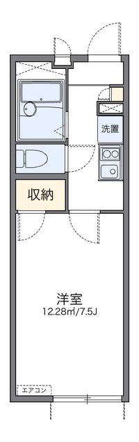 レオパレスメルベーユヒルズ 間取り図