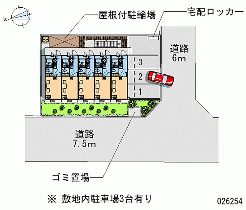 26254月租停车场