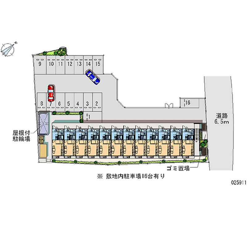 レオパレスアビテＴＡＧＯ 月極駐車場