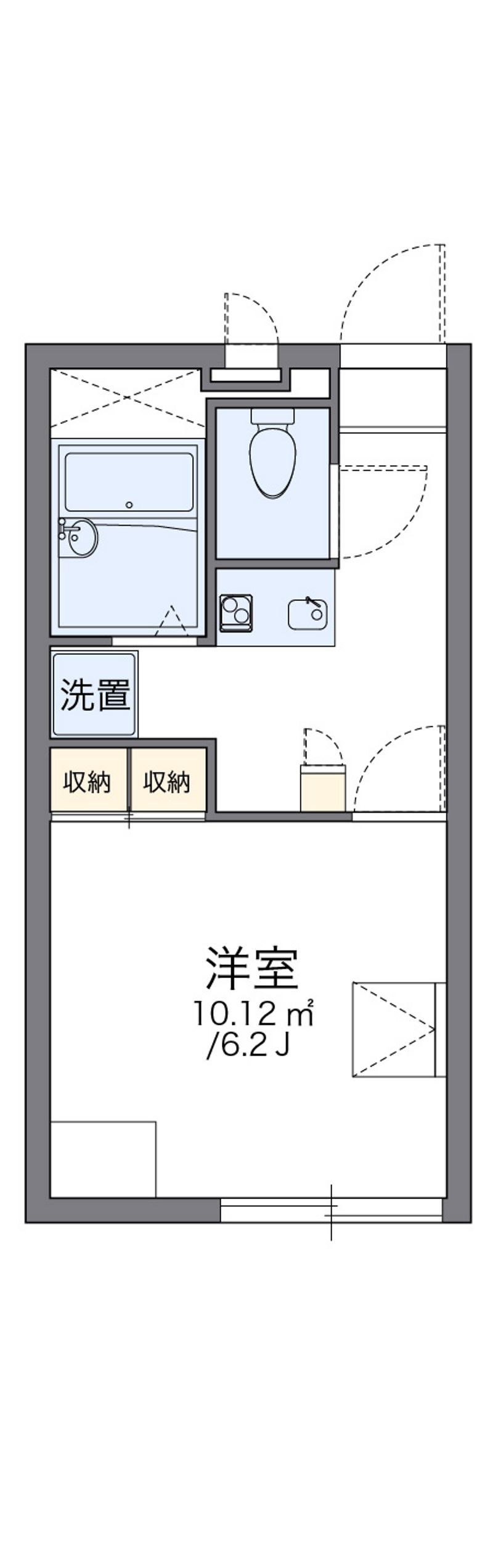 レオパレスオーキッドⅡ 間取図