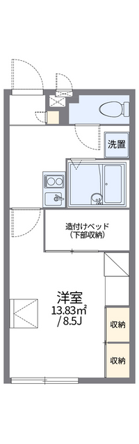 レオパレス町田 間取り図