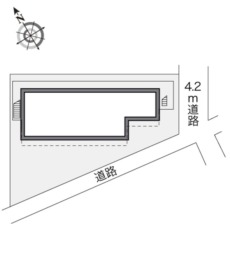 レオパレスハーモニーハイツ荻窪 配置図