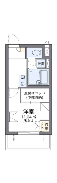 レオパレスエミル　ジョセフ　Ⅰ 間取り図