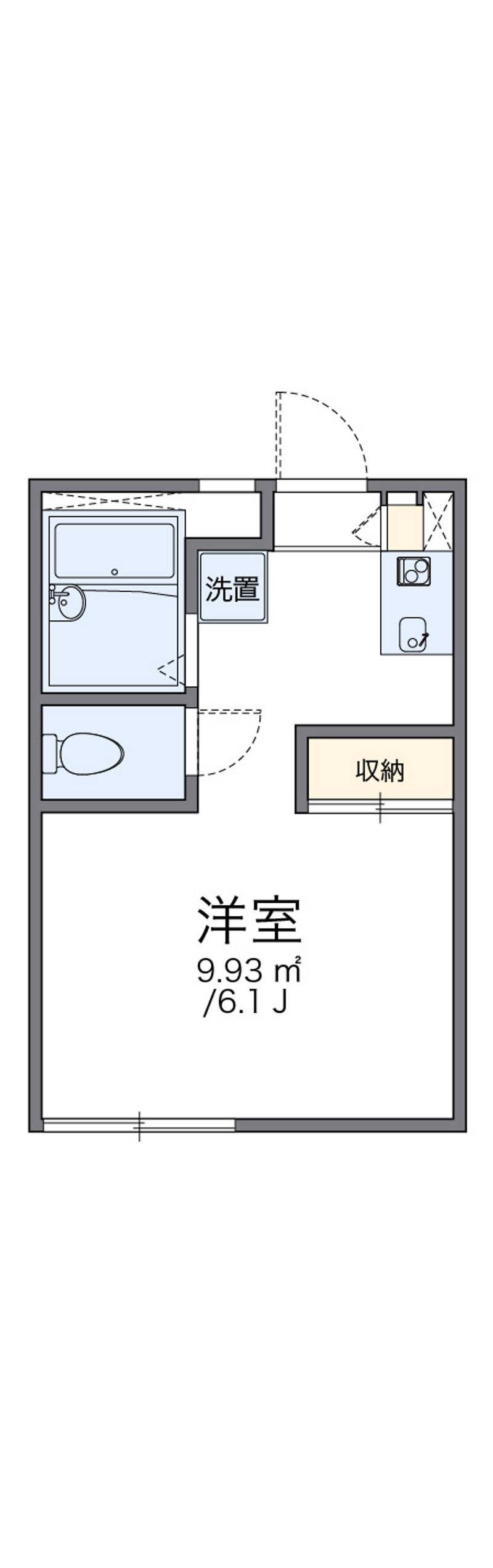 レオパレスフライトホフⅡ 間取図