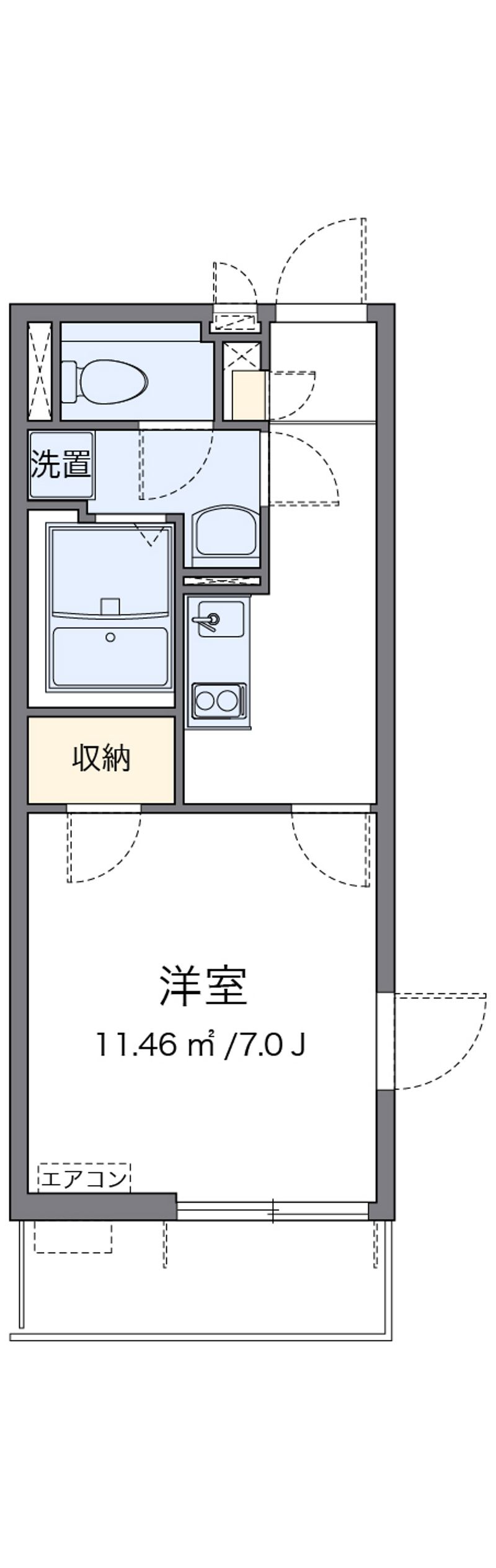 クレイノデュランタ 間取図