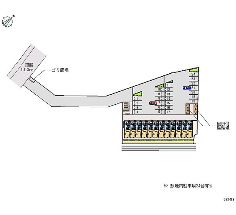 レオパレス翔 月極駐車場