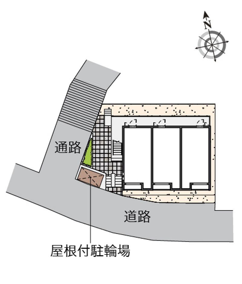 クレイノ加山荘 配置図