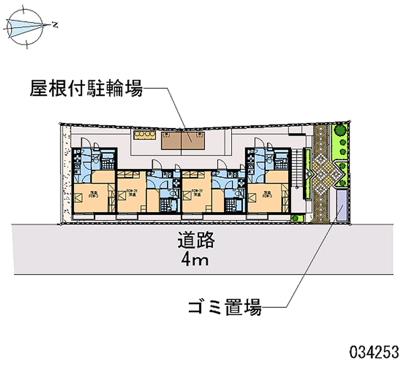 レオパレス竹 区画図