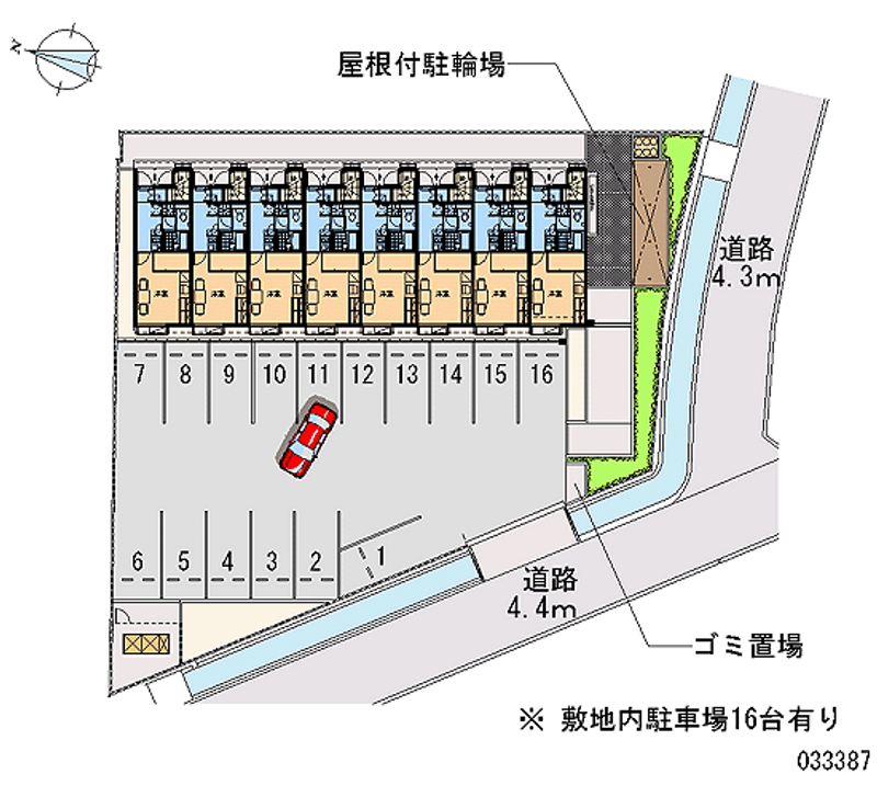 レオパレスＭａＳａⅡ 月極駐車場