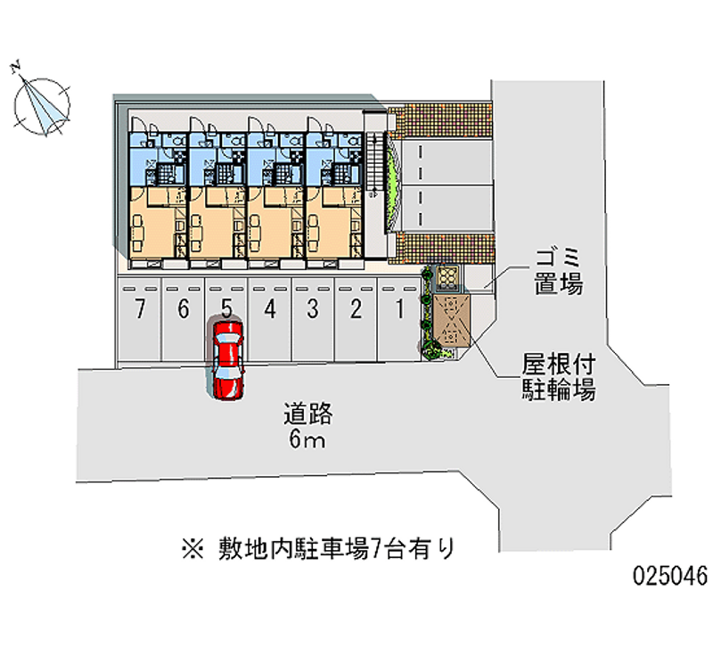 レオパレスみずほⅡ 月極駐車場