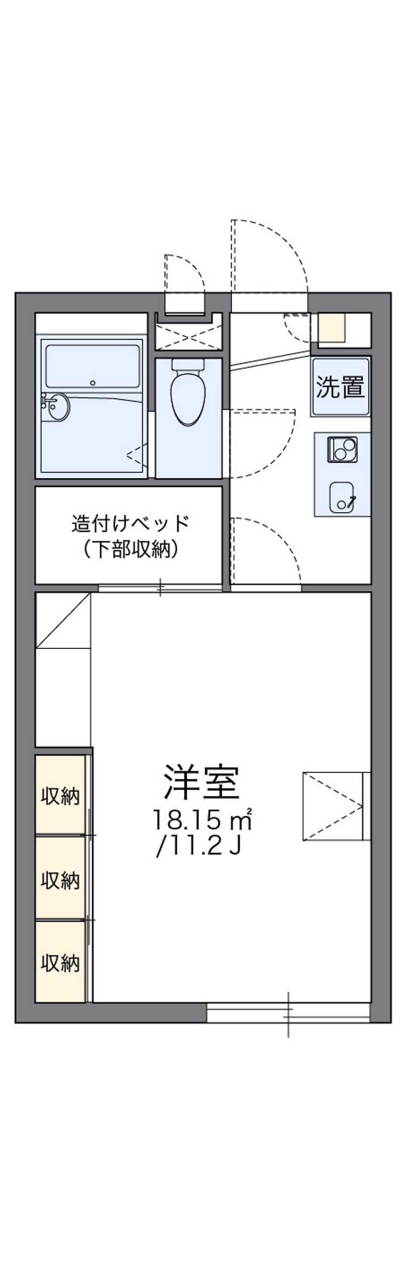 レオパレスセントヴィラージュⅡ 間取図
