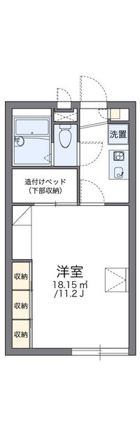 レオパレスセントヴィラージュⅡ 間取り図