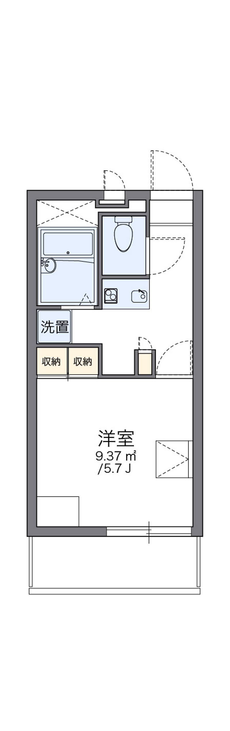 レオパレスル・レーヴ 間取図