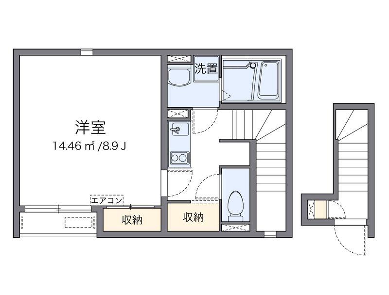クレイノ向日葵　レジデンス 間取り
