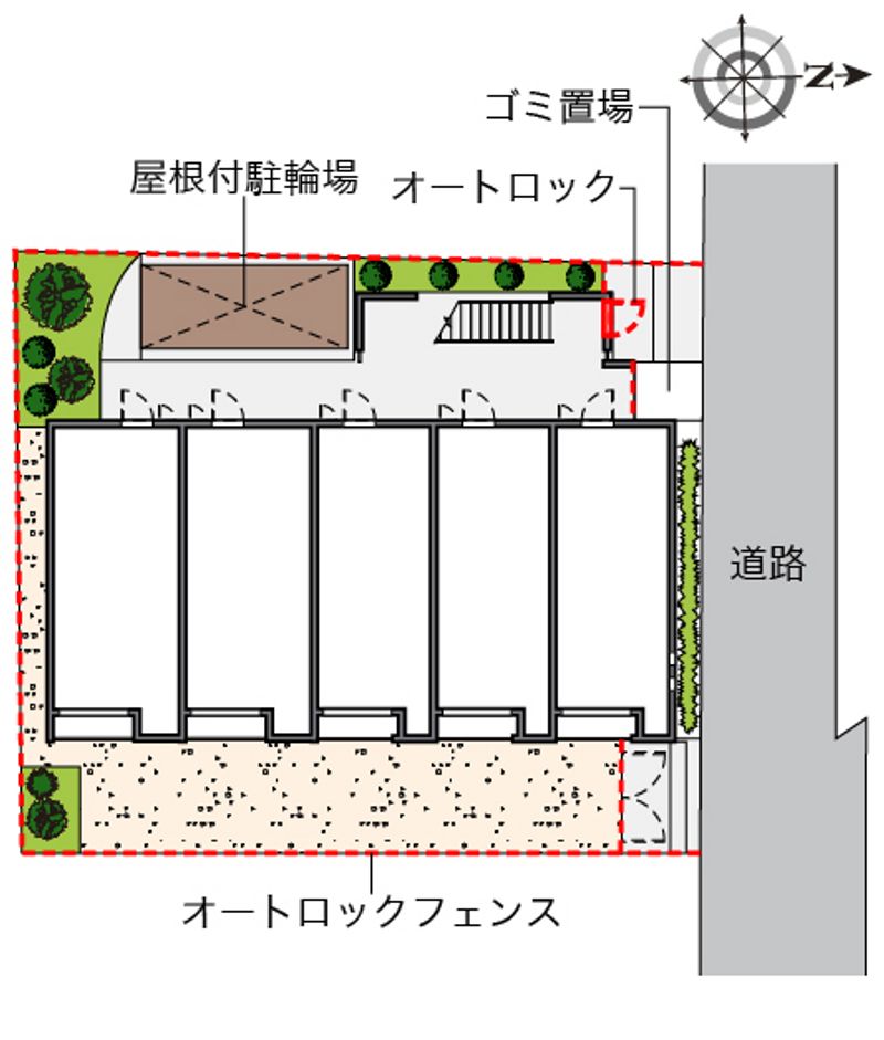 クレイノＯＬＩＶＥ 配置図