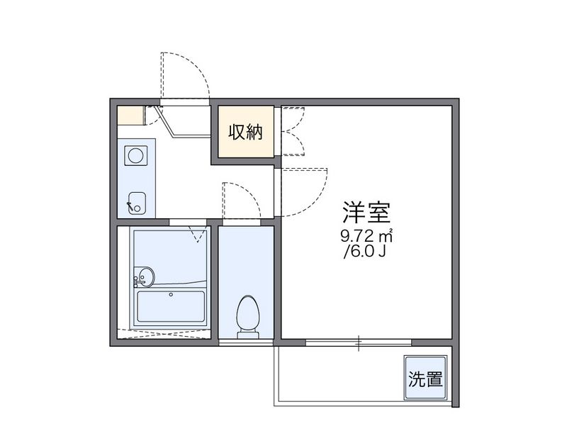 レオパレス水前寺西ＰＡＲＴ４Ａ 間取り