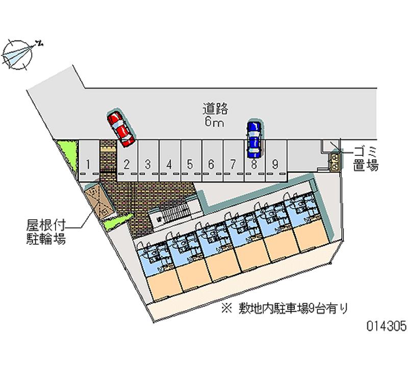 レオパレス２０００ 月極駐車場