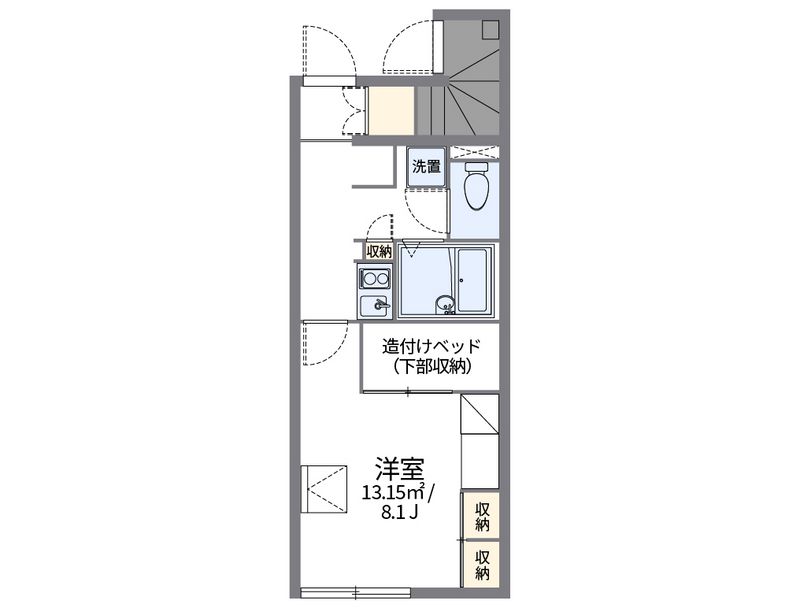 レオパレス赤坂　壱番館 間取図