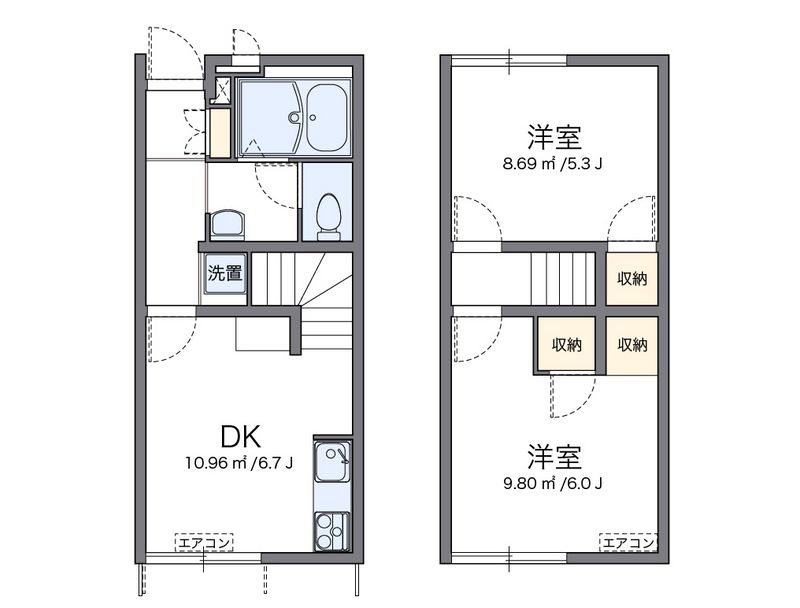 レオパレスコート　グレイスⅠ 間取図