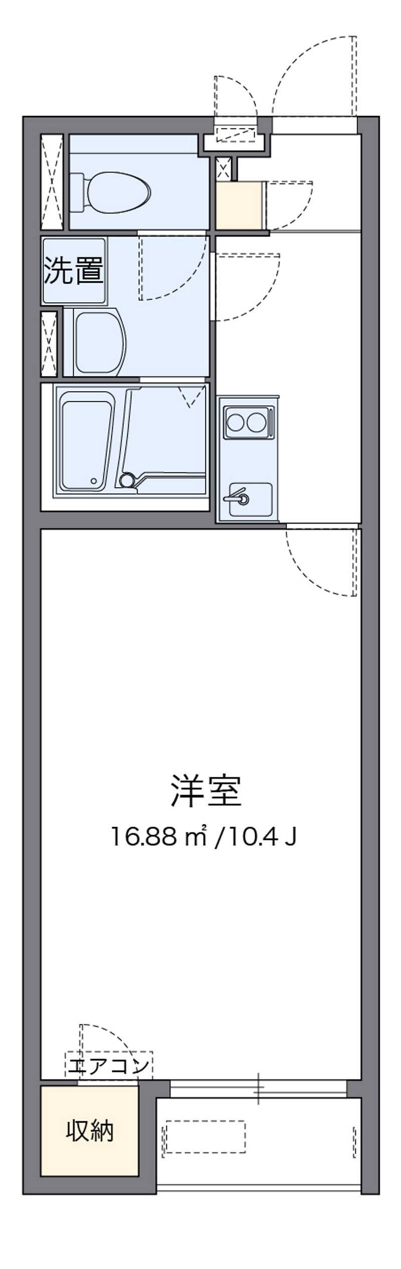 クレイノＣＩＥＬ 間取図