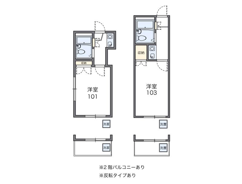 レオパレス朝霞第１ 間取り
