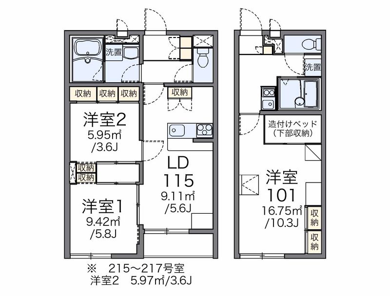 レオパレスＫ００４９ 間取図