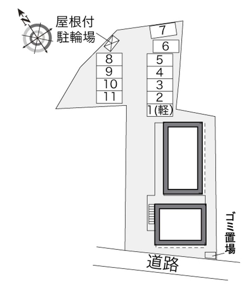 レオパレスＬｏｓａ 配置図