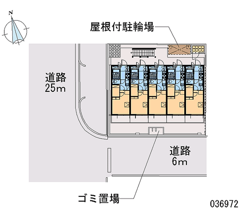 レオパレスグリーンメゾン 区画図