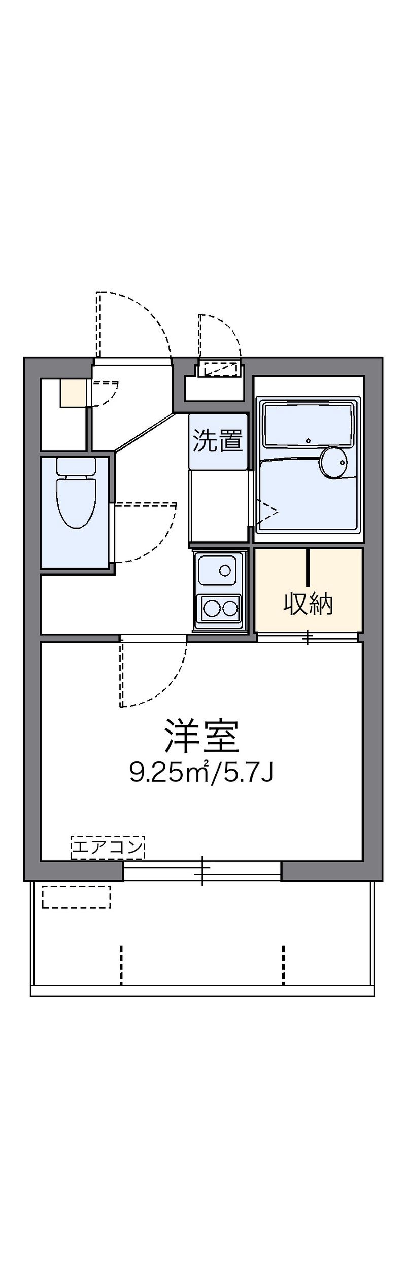 レオパレスＢＡＹＳＩＤＥ　那覇 間取図
