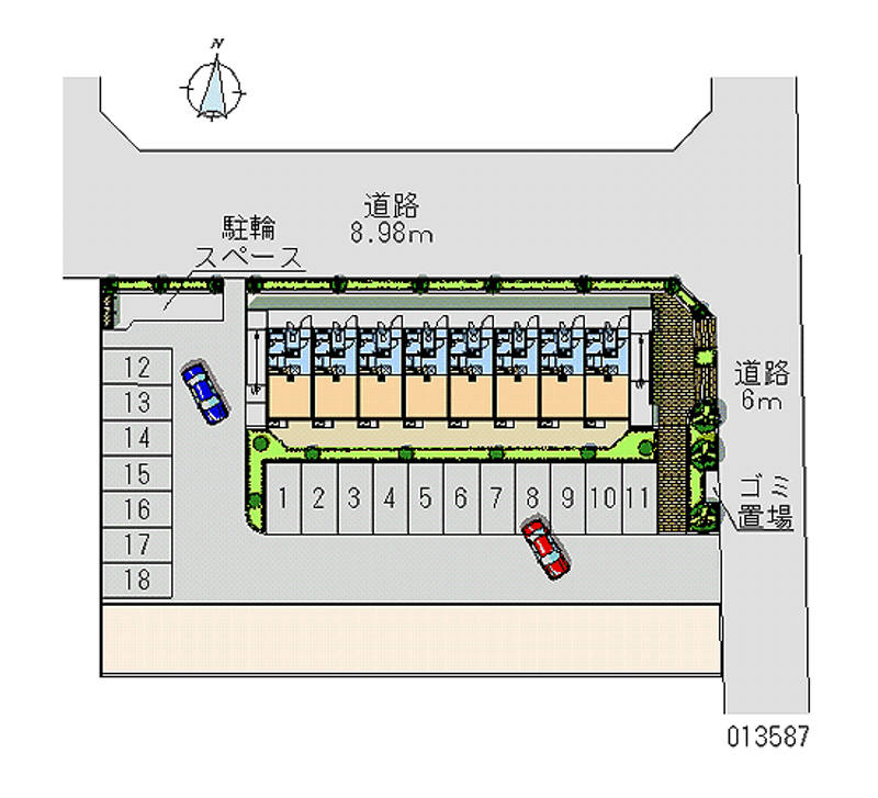 13587月租停車場