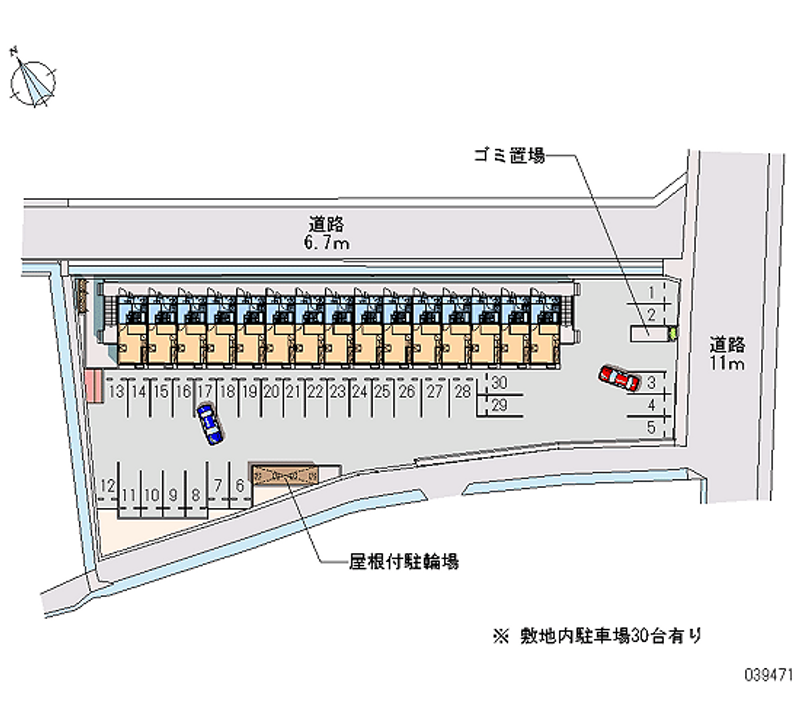 39471 Monthly parking lot